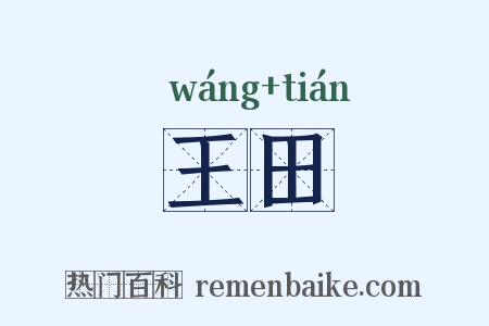 王田是什么意思的图片